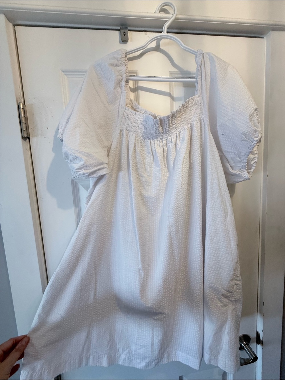 Madewell Peasant Puff-Sleeve Dress